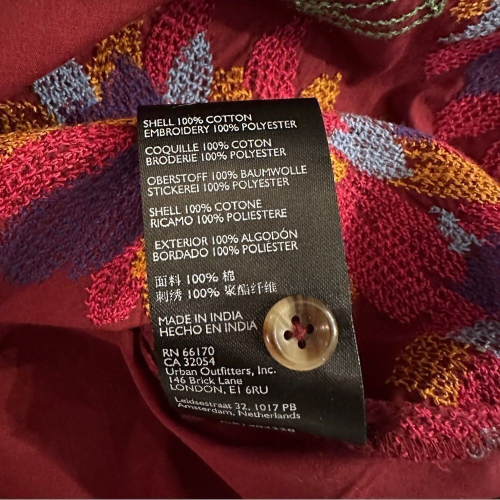 Maeve Embroidered Button Down - Picture 7 of 9